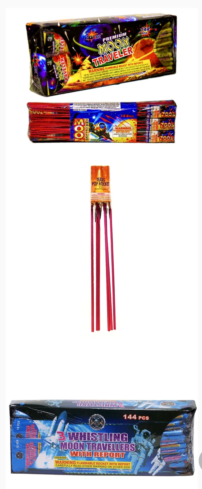 Bottle rockets and rockets